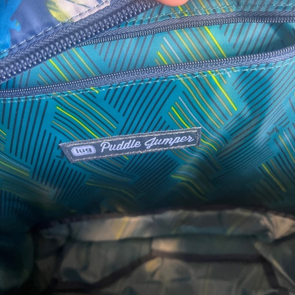 Lug Bag - Blue and Yellow Puddle Jumper Tote - Picture 11 of 11